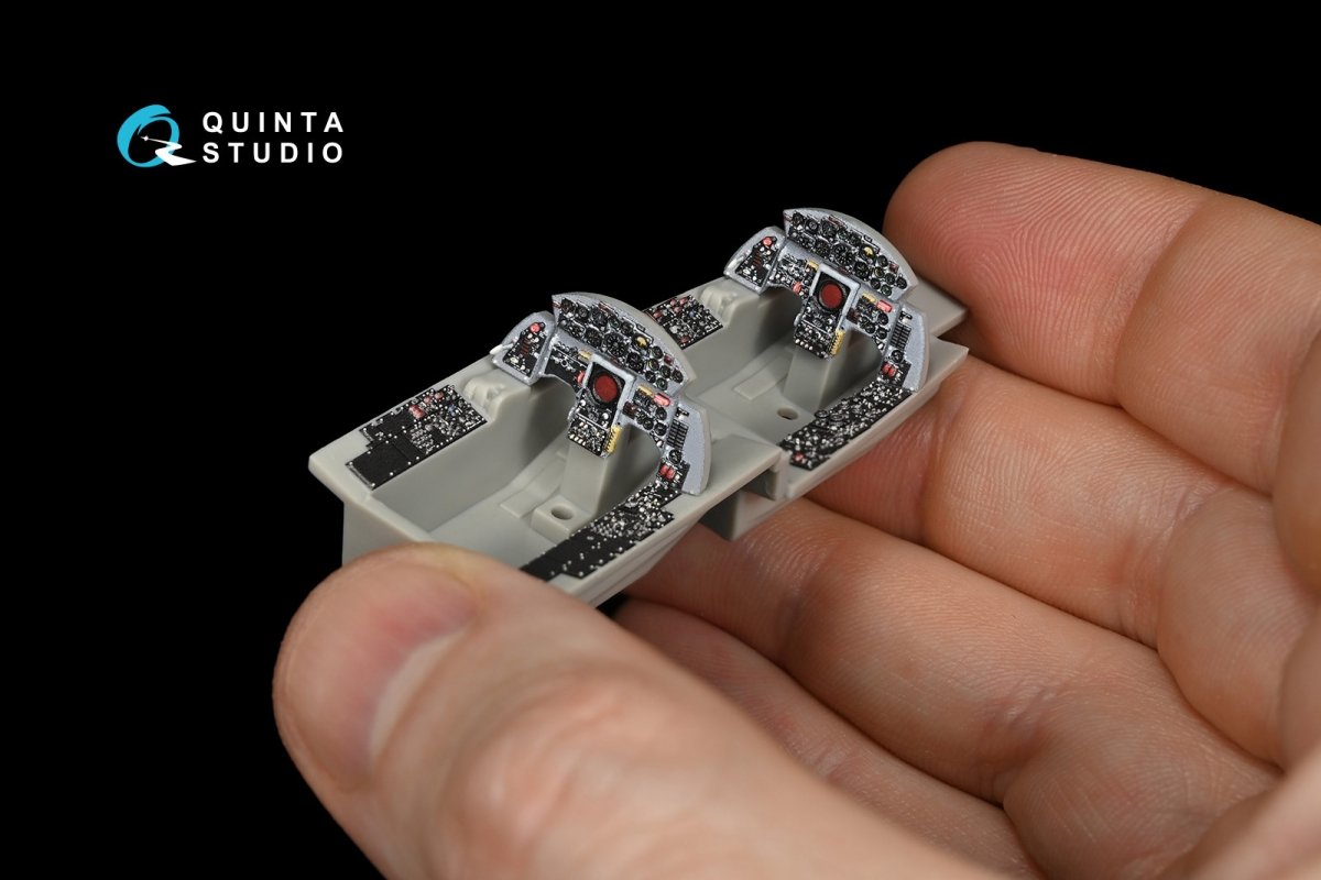 Quinta Studio QD48152 TF-104G 3D-Printed &amp;amp; colored Interior on decal paper (for Hasegawa kit) 1/48 – Bild 3