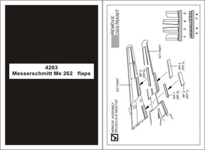 Aires 4203 Me 262A Schwalbe flaps 1/48 TAMIYA – imagen 2