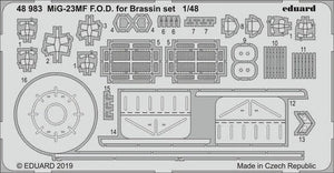 Eduard 48983 MiG-23MF FOD for Brassin set 1/48 EDUARD