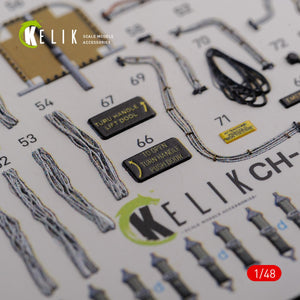 KELIK K48091 CH-46E Cargo compartment interior 3D decals for Academy kit 1/48 – obrázek 10