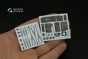 Quinta Studio QD35100 CH-54A 3D-Printed &amp;amp; colored Interior on decal paper (ICM) 1/35 – obrázek 11