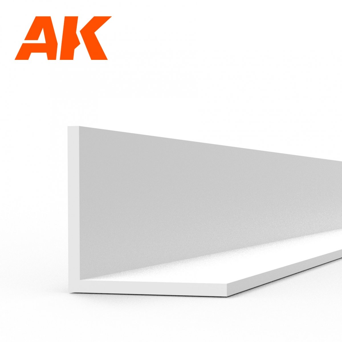 AK Interactive AK6562 ANGLE 4.0 X 4.0 X 350MM – STYRENE ANGLE – (3 UNITS) – imagen 2