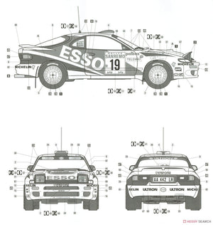 Hasegawa 20466 Toyota Celica Turbo 4WD Grifone 1994 San Remo Rally 1/24 – Bild 9