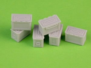 Master GM-35-068 M2 Ammo Boxes for Browning M2 .50 Rifle - Used in WWII (6 pcs.) - CLOSED 1/35 – image 2