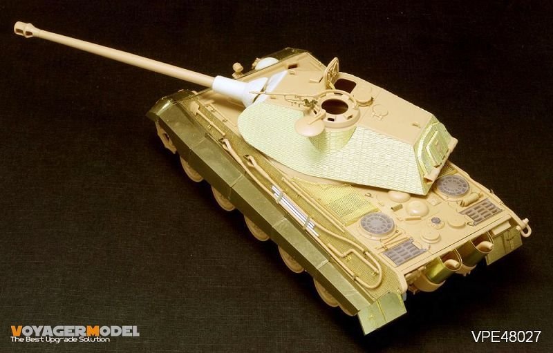 Voyager Model VPE48027 Photo Etched set for KING TIGER porsche (For TAMIYA32539) 1/48 – image 4