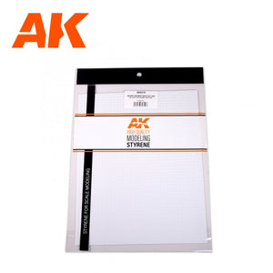 AK Interactive AK6579 SQUARE PAVEMENT BRICK BIG 5 MM / .196 SHEET 245 X 195MM / 9.64 X 7.68 “ TEXTURED STYRENE SHEET – 1 UNIT – image 2