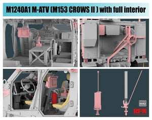 Rye Field Model 5052 M1240A1 M-ATV M153 CROWS II with full interior 1/35 – image 4