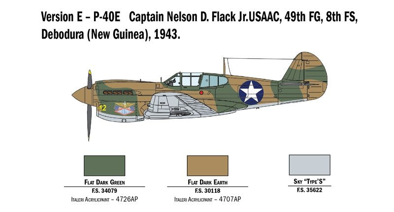Italeri 2795 P-40 E/K KITTYHAWK 1/48 – Bild 10