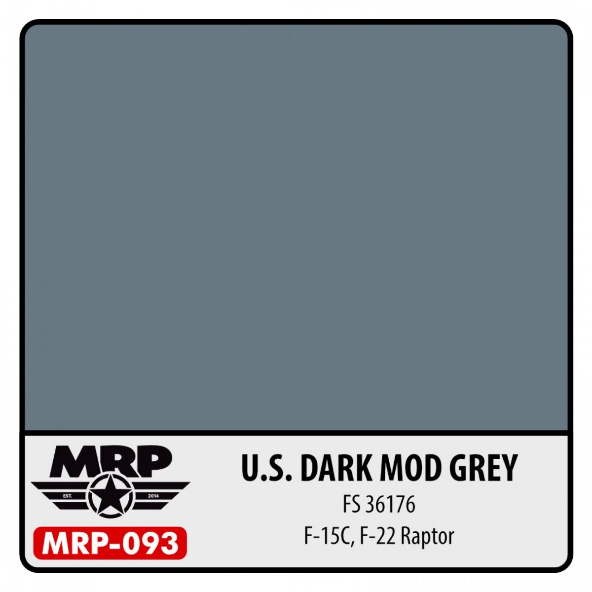 MR. Paint MRP-093 U.S. DARK MOD. GRAY FS36176 F-15C, F-22 Raptor 30ml