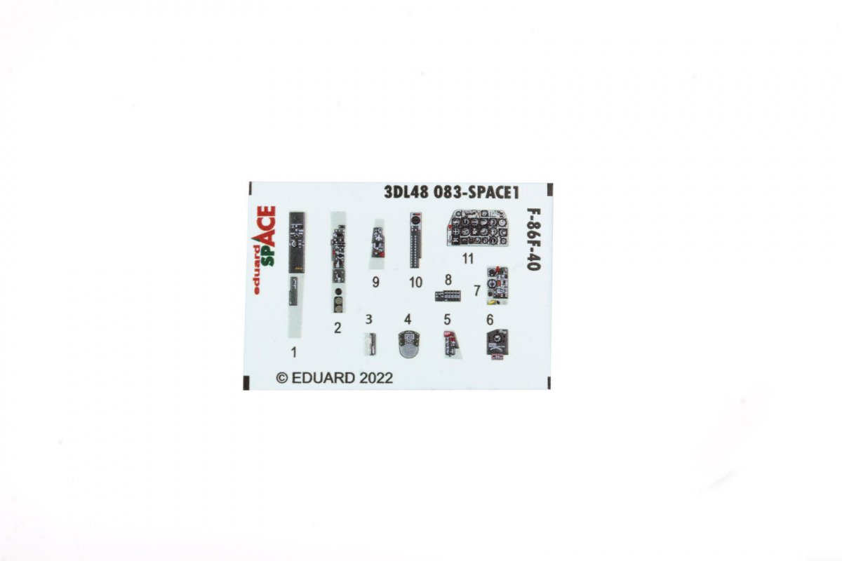 Eduard 3DL48083 F-86F-40 SPACE AIRFIX 1/48 – Bild 2