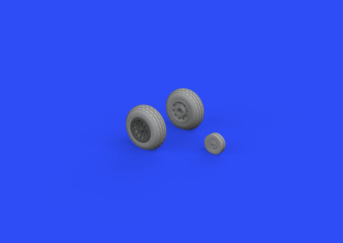 Eduard 648989 P-51B/ C wheels block tread EDUARD 1/48 – immagine 3