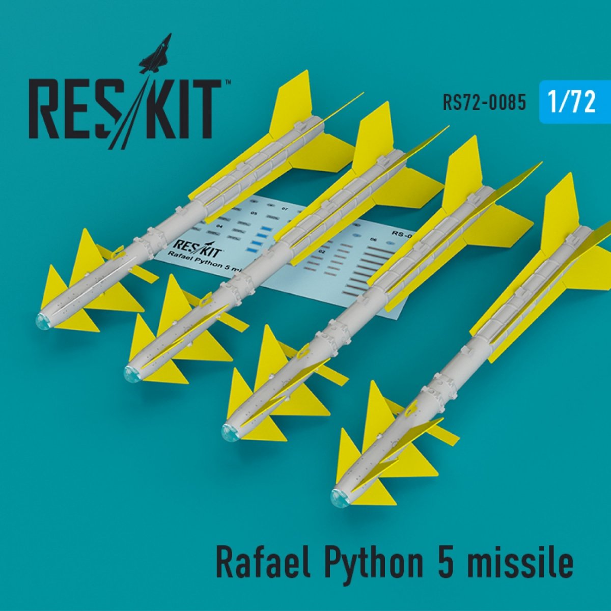 RESKIT RS72-0085 PYTHON 5 MISSILES (4PCS) 1/72