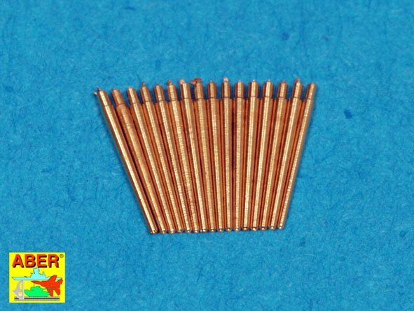 Aber 400L-03 Set of 16 37mm anti-aircraft artillery barrels for German Navy ships 1/400