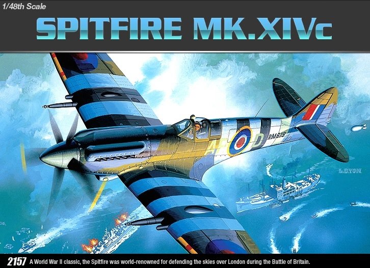 Maquette Academy 12274 Supermarine Spitfire Mk. XIV C au 1/48