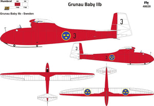 Fly 48020 Grunau Baby IIB Sweden 1/48 – obrázek 3