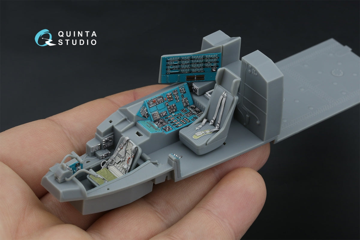 Quinta Studio QD48570 Mi-24A 3D-Printed &amp;amp; colored Interior on decal paper (Trumpeter) 1/48 – obrázek 9