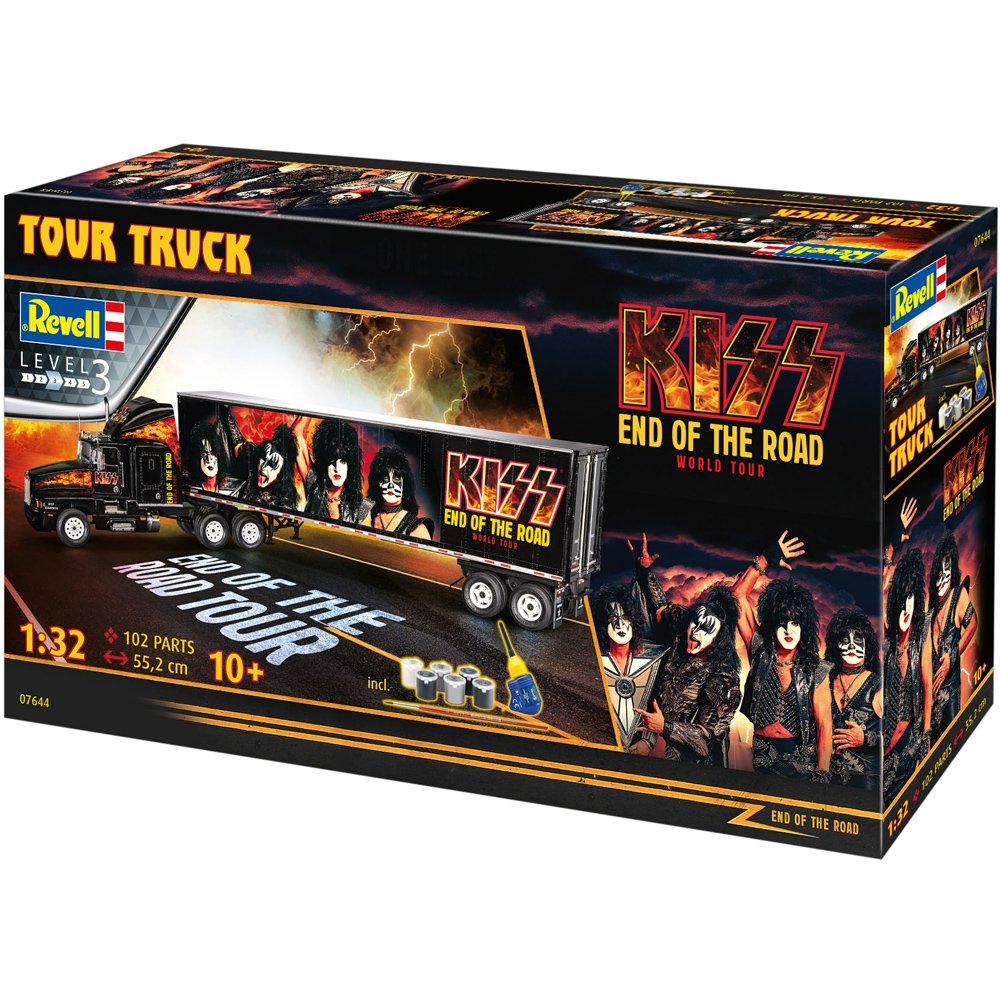 Revell 07644 KISS End Of The Road World Tour - Model Kit with Accessories 1/32