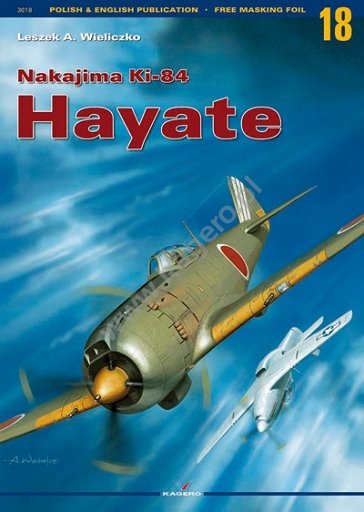 Kagero 3018 Nakajima Ki-84 Hayate EN/PL (no decal)