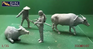 Gecko Models 35GM0107 60s-70s Farming in Vietnam 1/35 – Bild 2