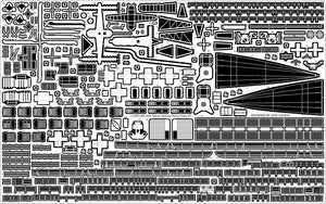 Pontos 38019F1 USS FFG Oliver Hazard Perr Class LH Detail Up Set &amp;quot;Advanced&amp;quot; avec kit 1/350 – image 9