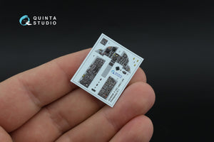 Quinta Studio QDS-48598 F-15C Late/F-15J Late 3D-Printed &amp;amp; colored Interior on decal paper (Hasegawa) (Small version) 1/48 – image 7