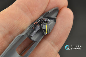 Quinta Studio QD72036 He 162 3D-Printed &amp;amp; colored Interior on decal paper (Special Hobby) 1/72 – immagine 6
