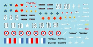 Star Decals 72-A1106 French Fighting Vehicles in Africa # 1 Vichy France and the FFL - Forces Francaises Libres 1/72 – image 3