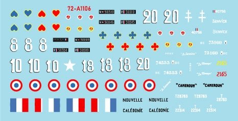 Star Decals 72-A1106 French Fighting Vehicles in Africa # 1 Vichy France and the FFL - Forces Francaises Libres 1/72 – image 3