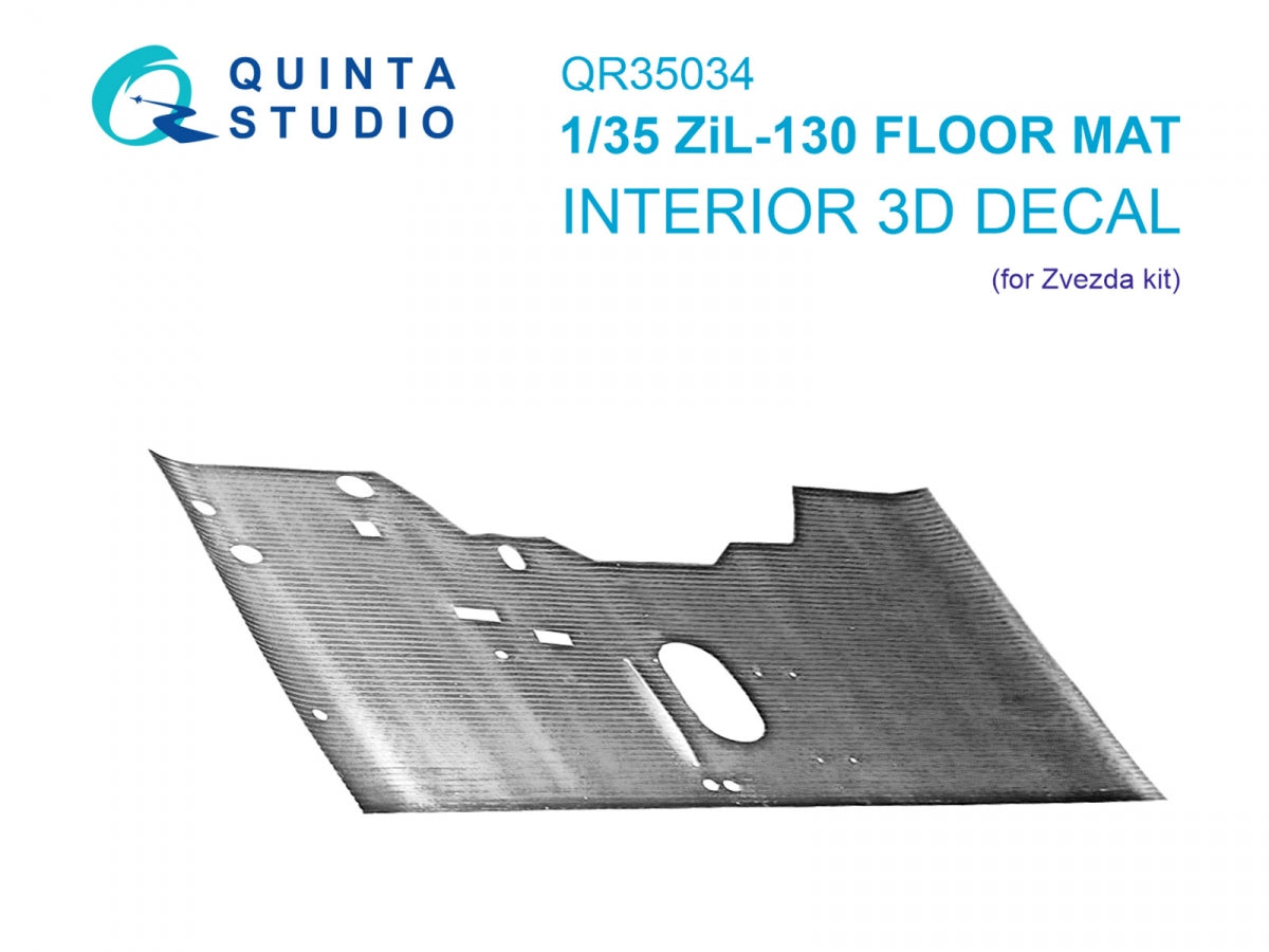 Quinta Studio QR35034 ZIL-130 floor mat (Zvezda) 1/35