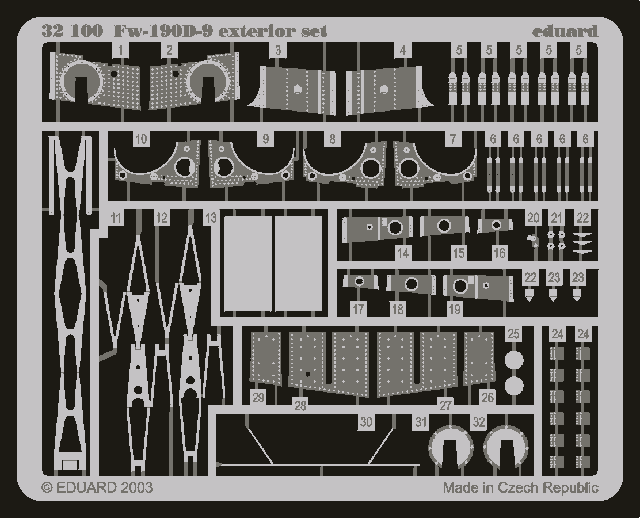Eduard BIG3201 Fw 190D 1/32 Hasegawa – Bild 4