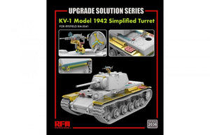 Rye Field Model 2036 KV-1 Model 1942 Simplified Turret - Upgrade Solution 1/35