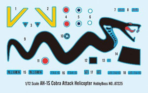 Hobby Boss 87225 AH-1S Cobra Attack Helicopter 1/72 – Bild 3