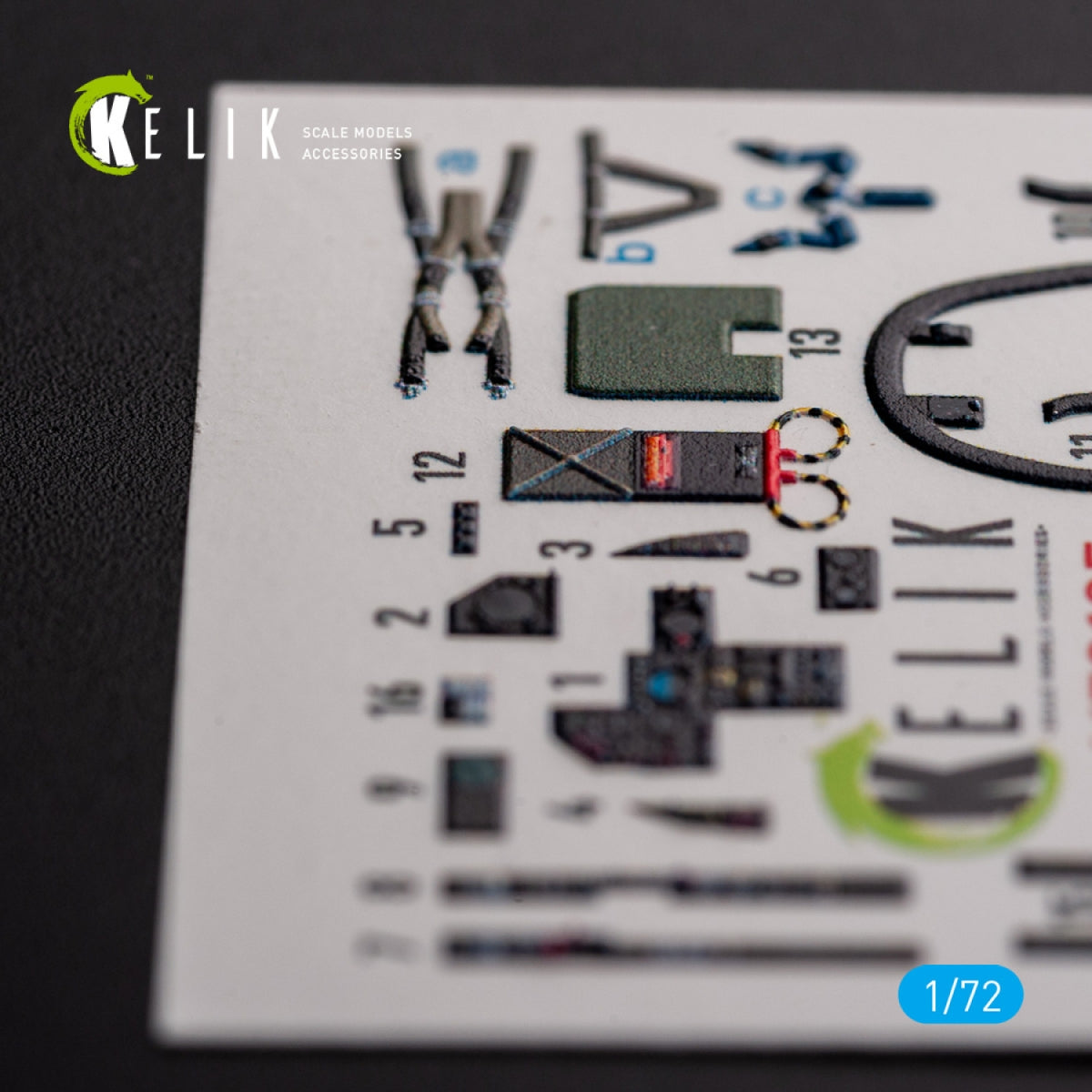 KELIK K72125 MIRAGE F.1 CG - interior 3D decals for SpecialHobby kit 1/72 – image 3