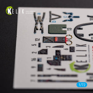 KELIK K72125 MIRAGE F.1 CG - interior 3D decals for SpecialHobby kit 1/72 – image 3