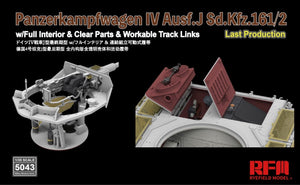 Rye Field Model 5043 Panzerkampfwagen IV Ausf.J Sd.Kfz.161/2 (w/full interior&amp;amp;clear parts&amp;amp;workle track links) 1/35 – obrázek 3