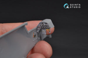 Quinta Studio QD48104 Bf 109G-6 3D-Printed &amp;amp; colored Interior on decal paper (for Zvezda kit) 1/48 – Bild 6