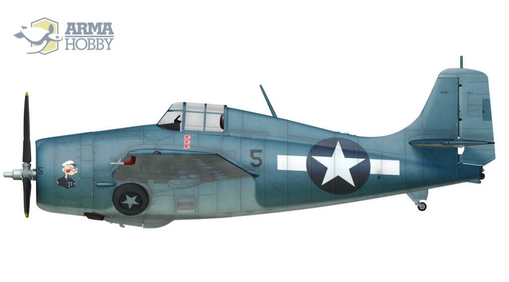 Arma Hobby 70048 F4F-4 Wildcat® Model Kit 1/72 – obrázek 2