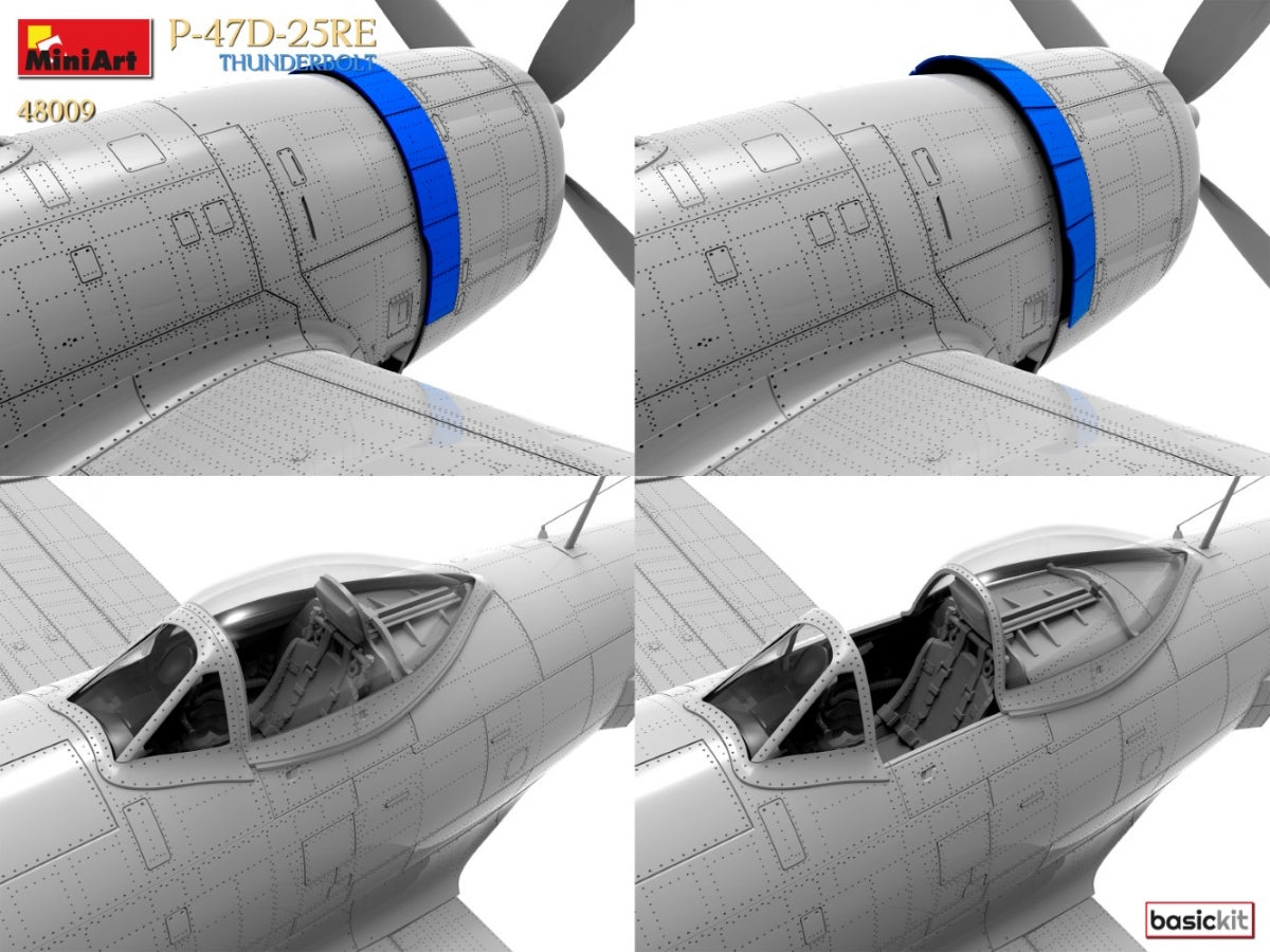 MiniArt 48009 P-47D-25RE THUNDERBOLT. BASIC KIT 1/48 – Bild 12