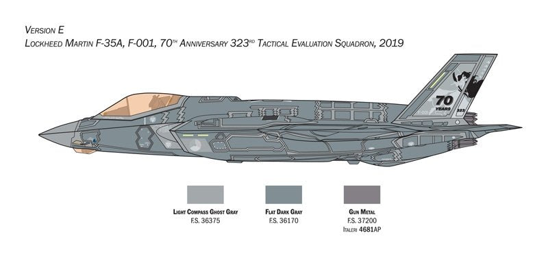 Italeri 1464 F-35A LIGHTNING II CTOL version (Beast Mode) 1/72 – image 6