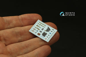 Quinta Studio QD72102 BF 109F-2/4 3D-Printed &amp;amp; colored Interior on decal paper (Eduard) 1/72 – Bild 5