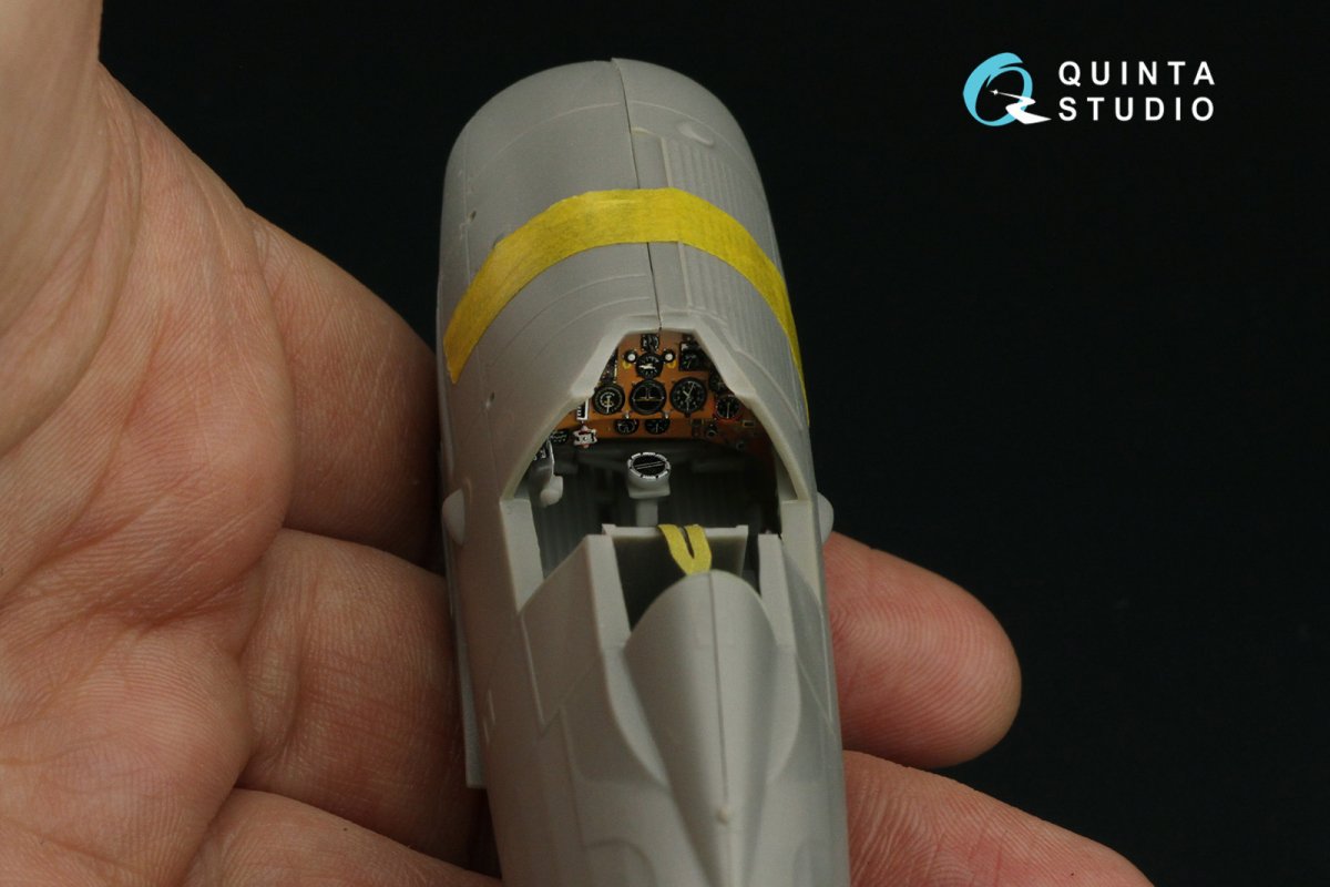 Quinta Studio QD48297 Gloster Gladiator MKI 3D-Printed &amp;amp; colored Interior on decal paper (Roden) 1/48 – image 9