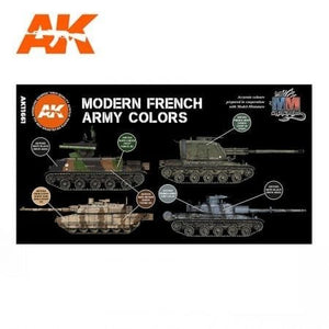 AK Interactive AK11661 3G MODERN FRENCH ARMY COLORS 6x17 ml – image 2