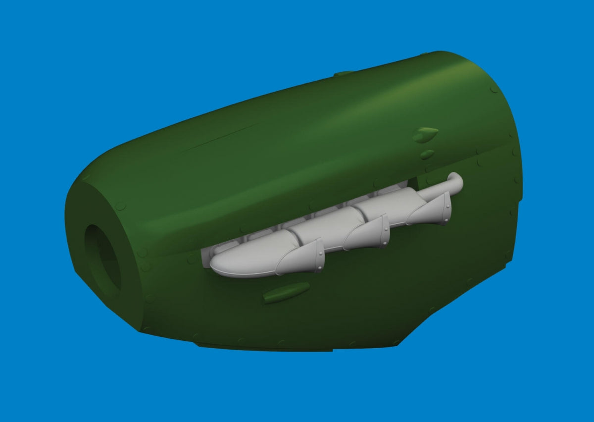 Eduard 672409 Spitfire Mk. V three-stacks exhaust fishtail PRINT Tamiya 1/72 – image 2