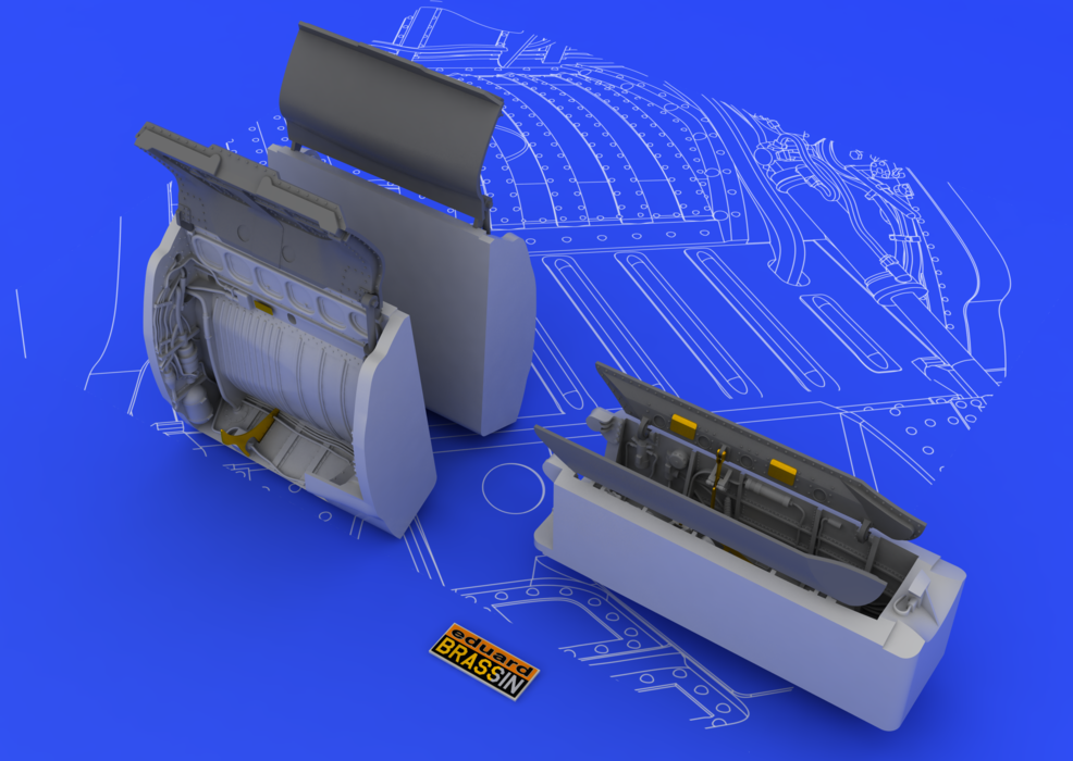 Eduard 648049 MiG-21 wheel wells 1/48 (EDUARD) – image 2