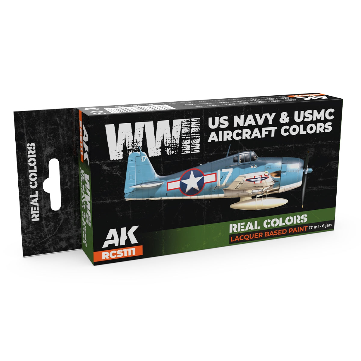 AK Interactive RCS111 WWII US Navy &amp; USMC Aircraft Colors 6x17ml