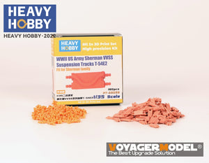 Heavy Hobby PT35058 WWII US Army Sherman VVSS Suspension Tracks T-54E2 1/35 – Bild 2