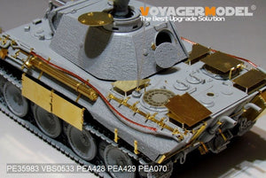 Voyager Model PE35983 WWII German Panther D Tank Late version Basic For TAKOM 2104 1/35 – immagine 18
