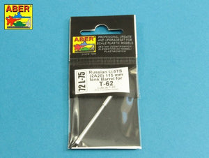 Aber 72L-75 U-5TS(2A20) 115mm barrel for Russian T6 tank 1/72