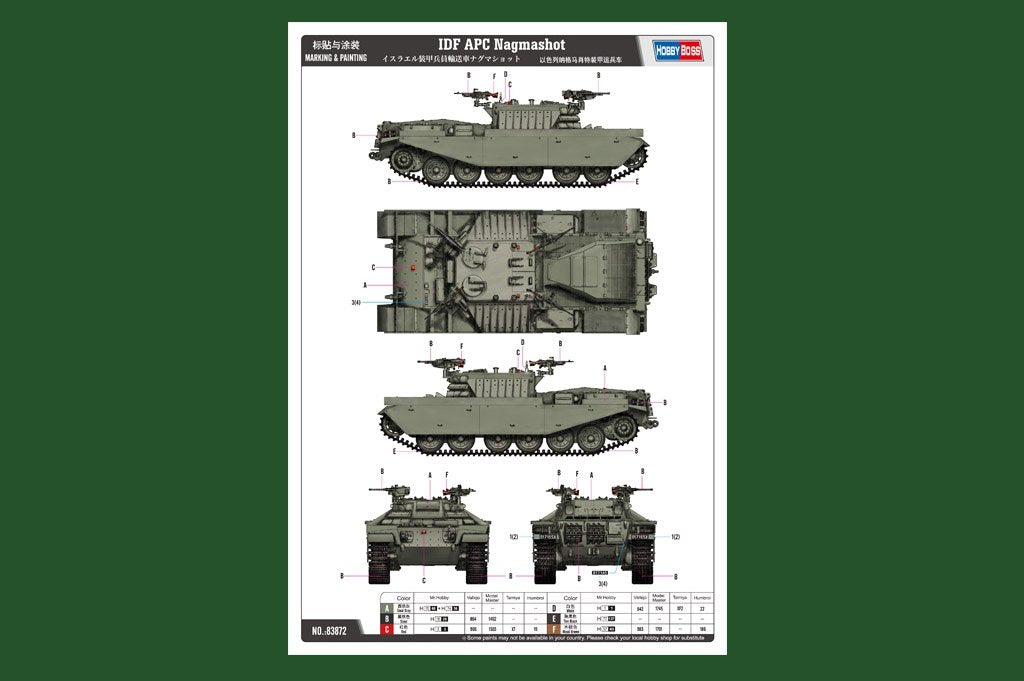 Hobby Boss 83872 IDF APC Nagmashot 1/35 – obrázek 2