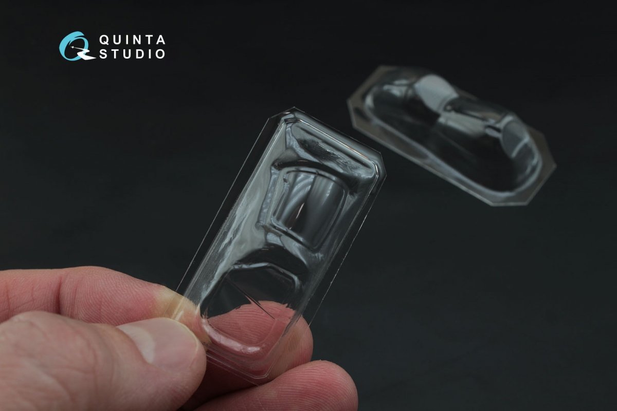 Quinta Studio QC72006 Mi-24/35 all bubble-version vacuformed clear canopy (for Zvezda kit) 1/72 – immagine 5